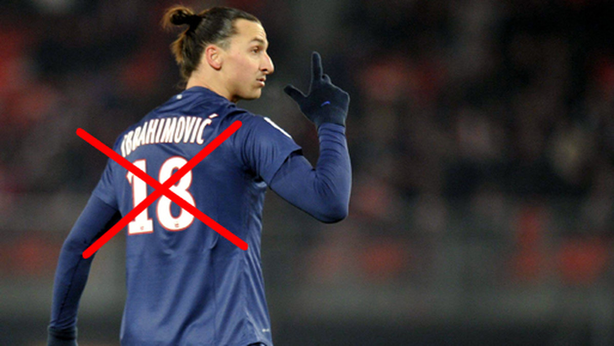 Nu är det slutspelat för Zlatan i nummer 18. 